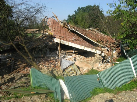 Наслідки повені в Чорногузах