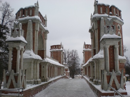 мостик в Царіцино