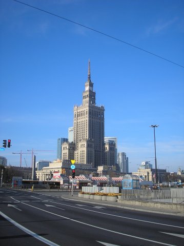 Варшава. Вихід з вокзалу