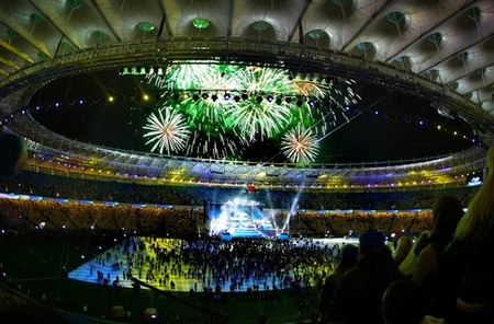 Відкриття НСК "Олімпійській" Фото: А. Яремчук (Сегодня)