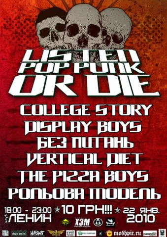 Listen pop-punk or Die