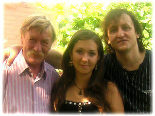 Володимир Кашка і Микола Туз зі своєю дочкою Христиною