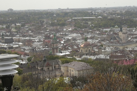 З вершини Замкової гори, м.Львів