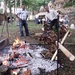 Смаженим телям нас пригощали... добрий такий був, присмажений! Заздріть нам заздріть))) 