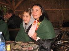 Марія Кореновська з дочкою