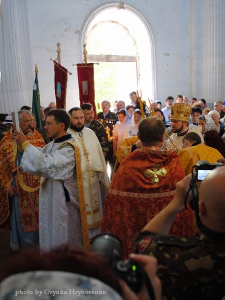 Святкування відновлення храму в Радьківці