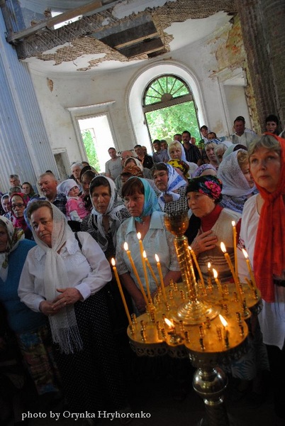 Святкування відновлення храму в Радьківці