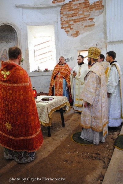 Святкування відновлення храму в Радьківці