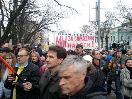 Мітинг на майдані проти податкового кодексу ФОТО