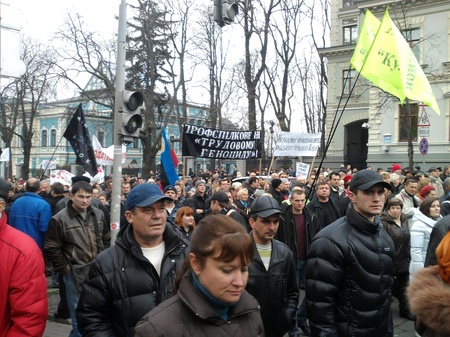 Мітинг на майдані проти податкового кодексу ФОТО