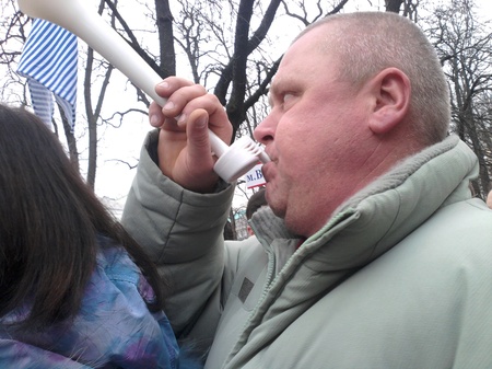 Мітинг на майдані проти податкового кодексу ФОТО