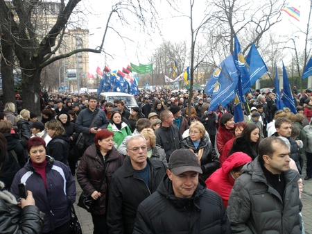 Мітинг на майдані проти податкового кодексу ФОТО