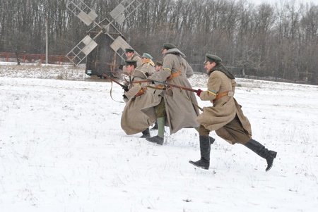 Українська революція. Військові реконструктори. Кіно