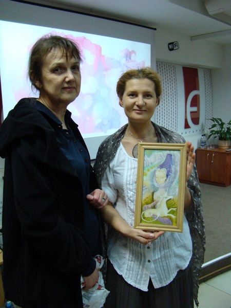Дві художниці - Катерина Штанко та Сігуте Ах