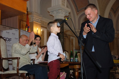 Президент фестивалю Святослав Померанцев разом зі своїм сином Семеном