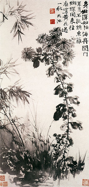 286px-Chrysanthemums_and_Bamboos_by_Xu_Wei