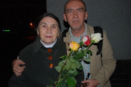 Олександр Ірванець з мамою